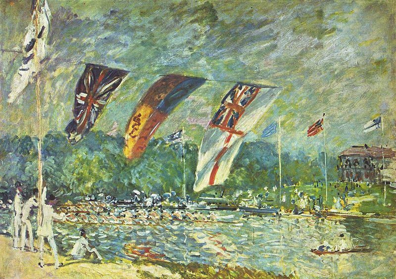 Alfred Sisley Regatta at Molesey, Spain oil painting art